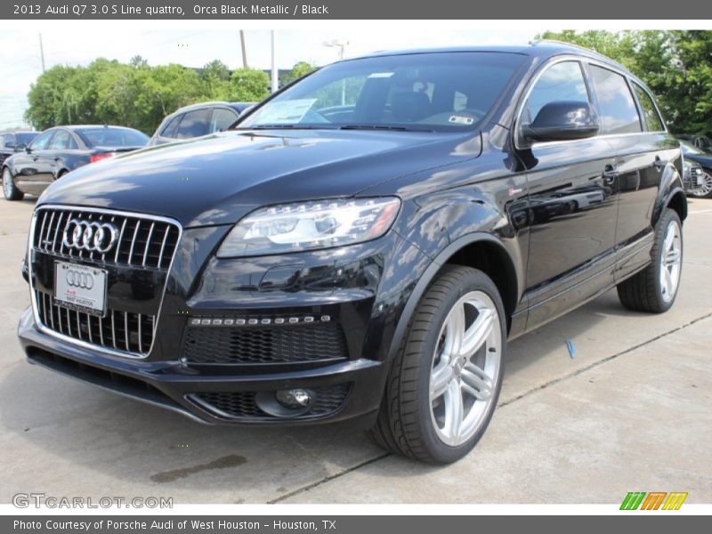 Orca Black Metallic / Black 2013 Audi Q7 3.0 S Line quattro