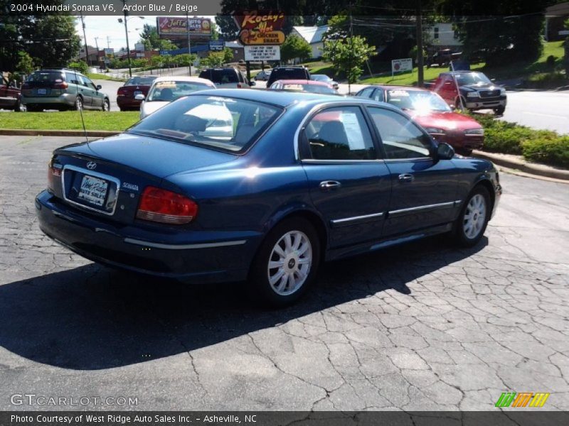Ardor Blue / Beige 2004 Hyundai Sonata V6
