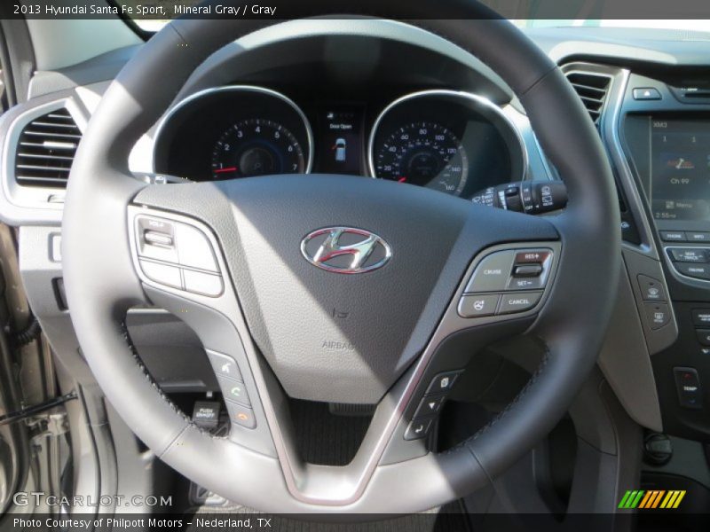 Mineral Gray / Gray 2013 Hyundai Santa Fe Sport