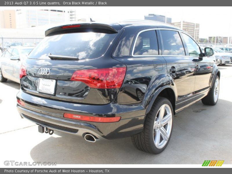 Orca Black Metallic / Black 2013 Audi Q7 3.0 S Line quattro