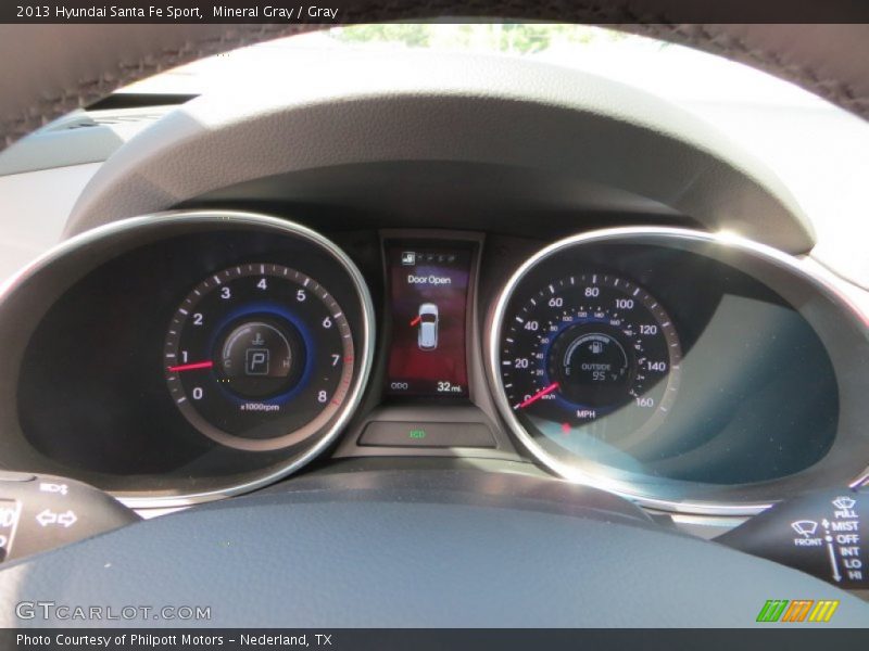 Mineral Gray / Gray 2013 Hyundai Santa Fe Sport