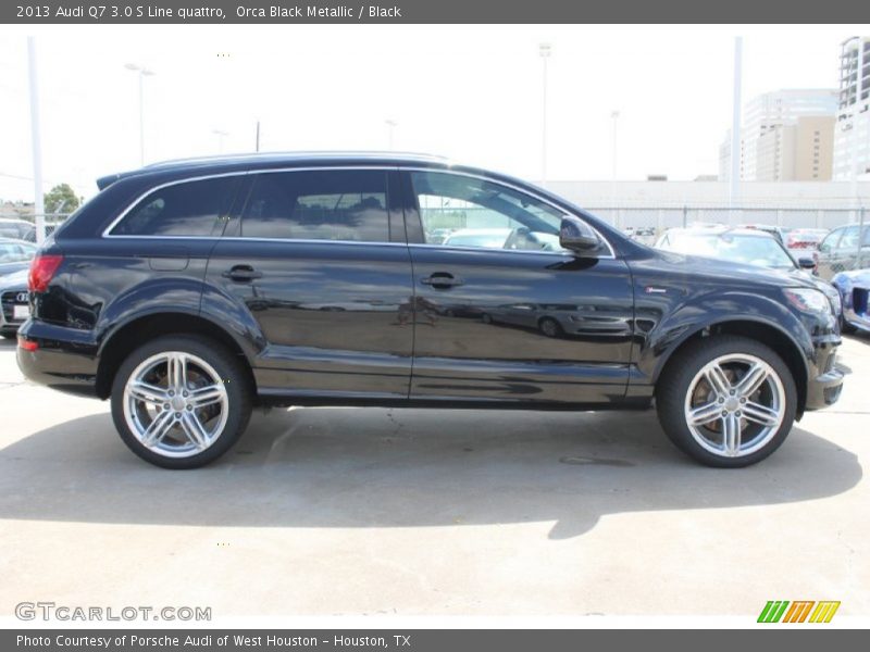Orca Black Metallic / Black 2013 Audi Q7 3.0 S Line quattro
