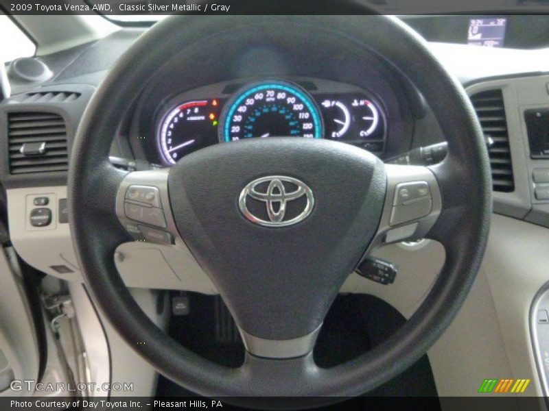 Classic Silver Metallic / Gray 2009 Toyota Venza AWD