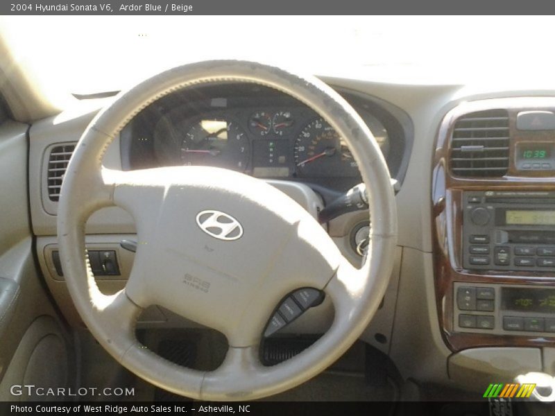 Ardor Blue / Beige 2004 Hyundai Sonata V6