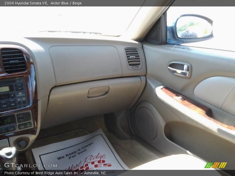 Ardor Blue / Beige 2004 Hyundai Sonata V6