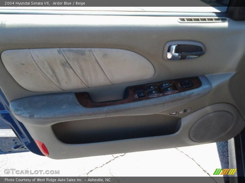 Ardor Blue / Beige 2004 Hyundai Sonata V6