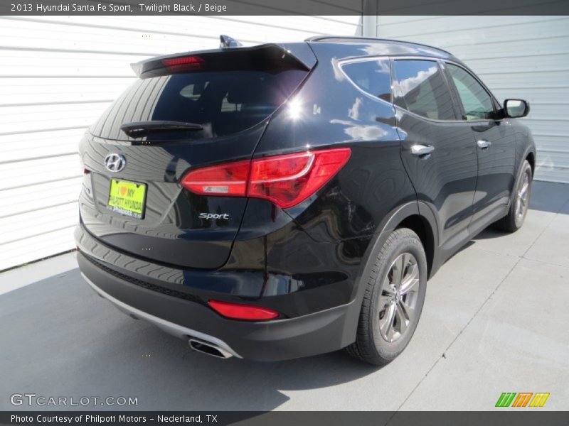 Twilight Black / Beige 2013 Hyundai Santa Fe Sport