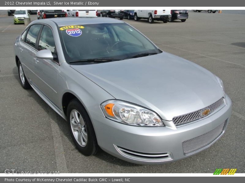 Silver Ice Metallic / Ebony 2012 Chevrolet Impala LS