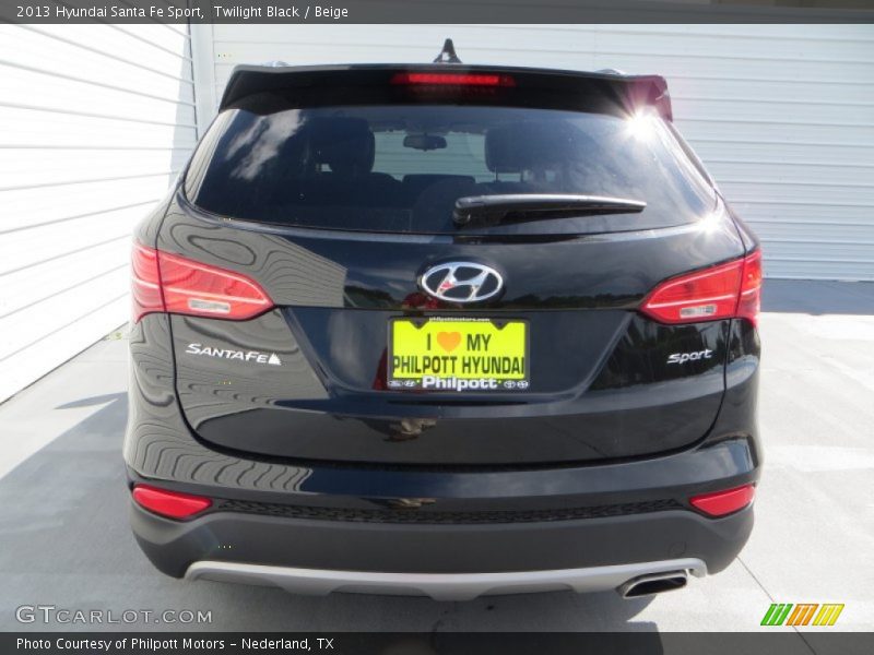 Twilight Black / Beige 2013 Hyundai Santa Fe Sport