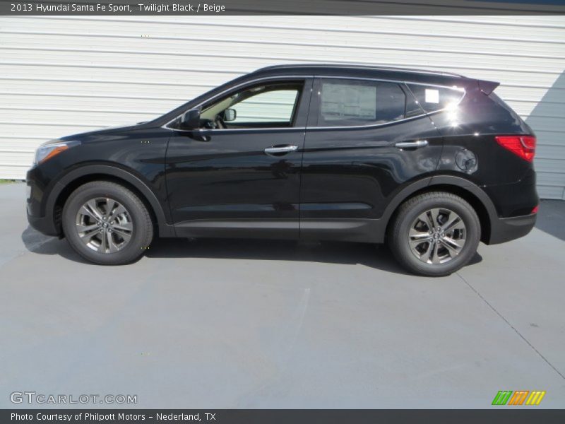 Twilight Black / Beige 2013 Hyundai Santa Fe Sport