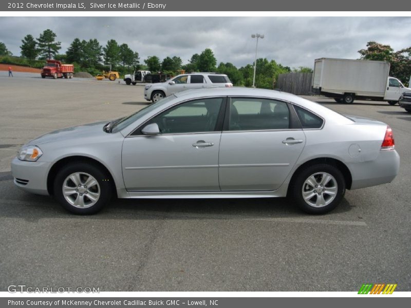 Silver Ice Metallic / Ebony 2012 Chevrolet Impala LS
