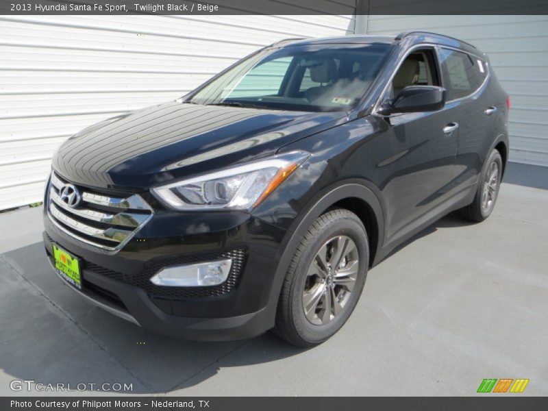 Twilight Black / Beige 2013 Hyundai Santa Fe Sport