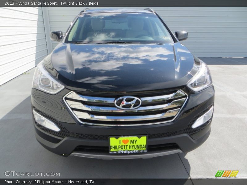 Twilight Black / Beige 2013 Hyundai Santa Fe Sport