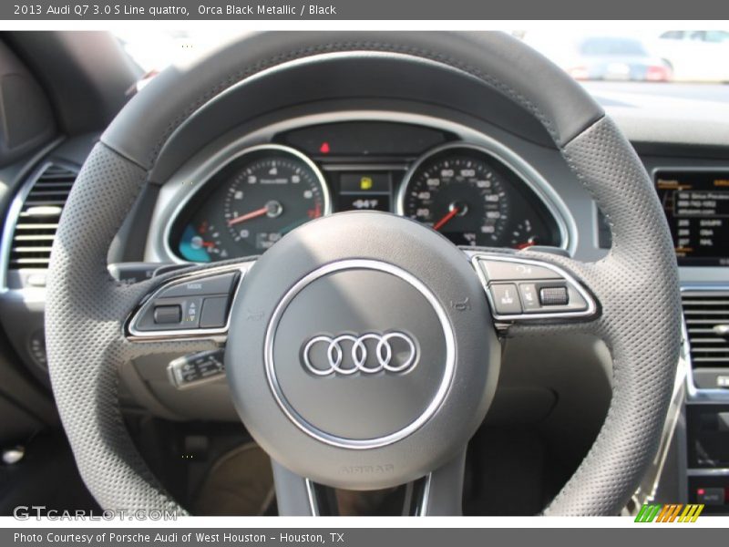 Orca Black Metallic / Black 2013 Audi Q7 3.0 S Line quattro