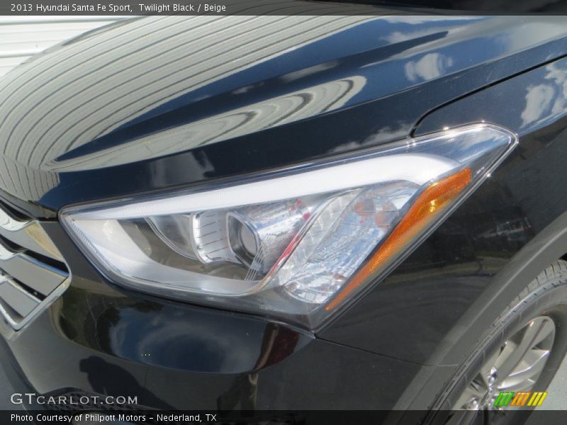 Twilight Black / Beige 2013 Hyundai Santa Fe Sport