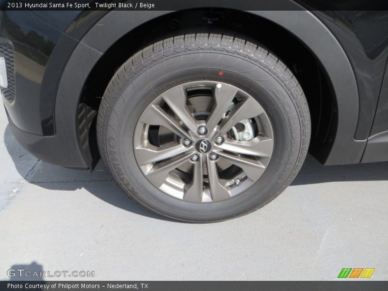 Twilight Black / Beige 2013 Hyundai Santa Fe Sport