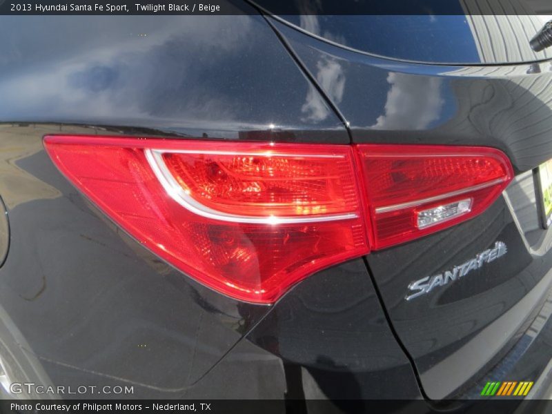 Twilight Black / Beige 2013 Hyundai Santa Fe Sport