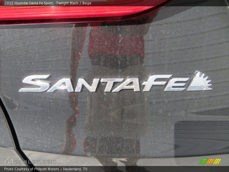 Twilight Black / Beige 2013 Hyundai Santa Fe Sport