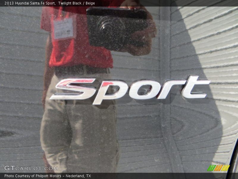 Twilight Black / Beige 2013 Hyundai Santa Fe Sport