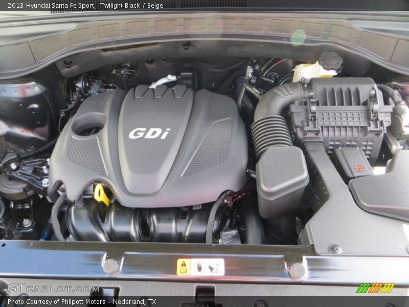 Twilight Black / Beige 2013 Hyundai Santa Fe Sport