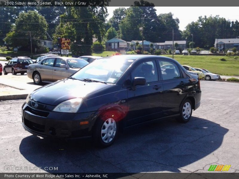 Black Onyx / Gray 2002 Suzuki Aerio S Sedan