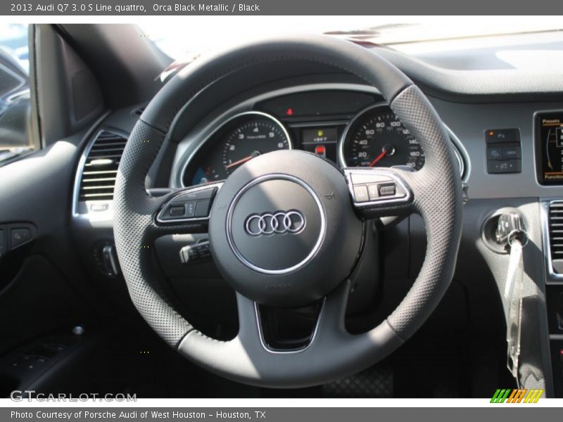Orca Black Metallic / Black 2013 Audi Q7 3.0 S Line quattro