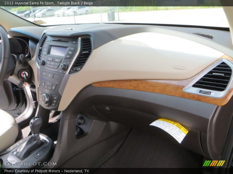 Twilight Black / Beige 2013 Hyundai Santa Fe Sport