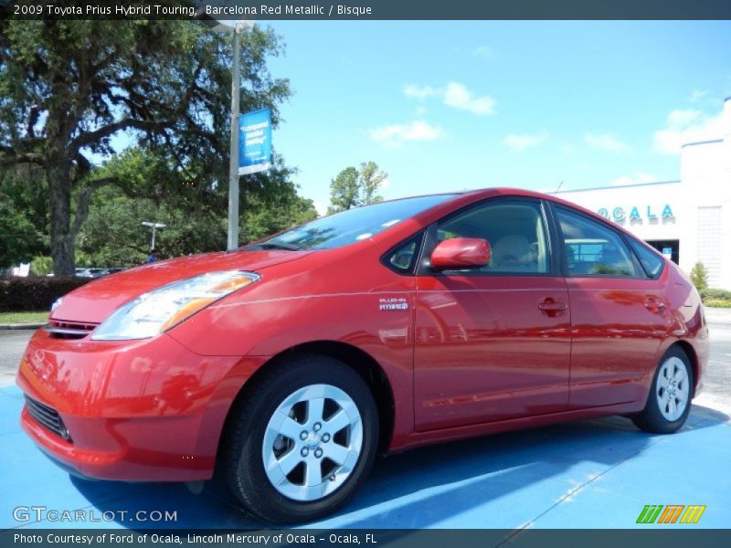 Barcelona Red Metallic / Bisque 2009 Toyota Prius Hybrid Touring