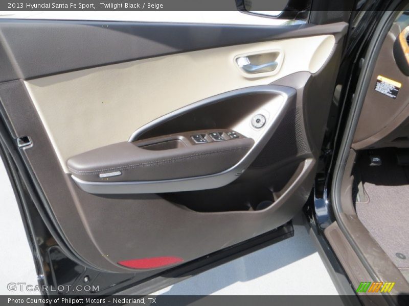 Twilight Black / Beige 2013 Hyundai Santa Fe Sport