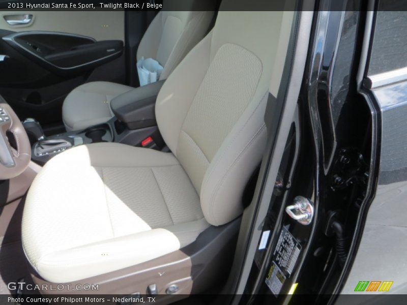 Twilight Black / Beige 2013 Hyundai Santa Fe Sport