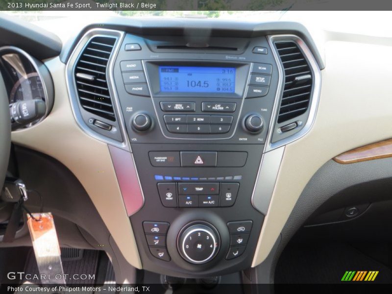 Twilight Black / Beige 2013 Hyundai Santa Fe Sport