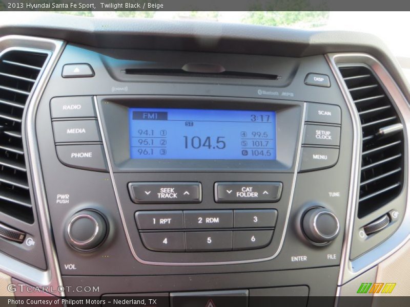 Twilight Black / Beige 2013 Hyundai Santa Fe Sport