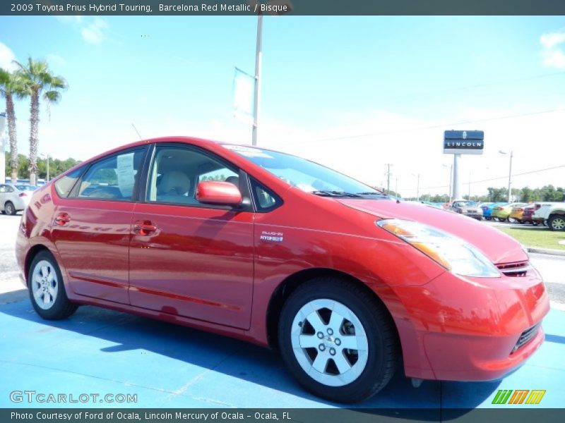 Barcelona Red Metallic / Bisque 2009 Toyota Prius Hybrid Touring