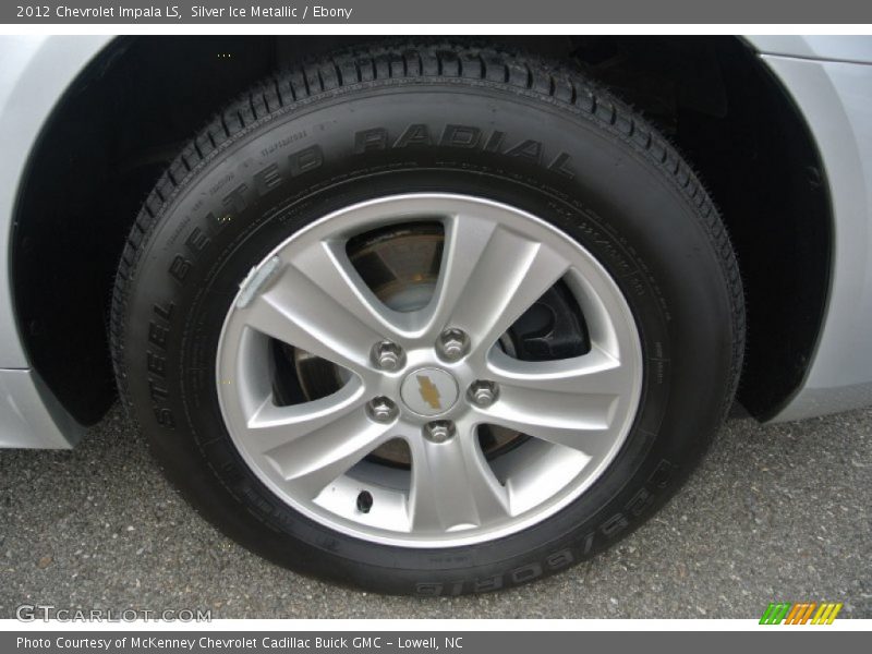 Silver Ice Metallic / Ebony 2012 Chevrolet Impala LS