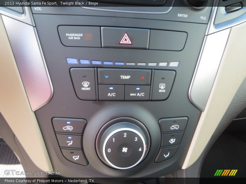 Twilight Black / Beige 2013 Hyundai Santa Fe Sport