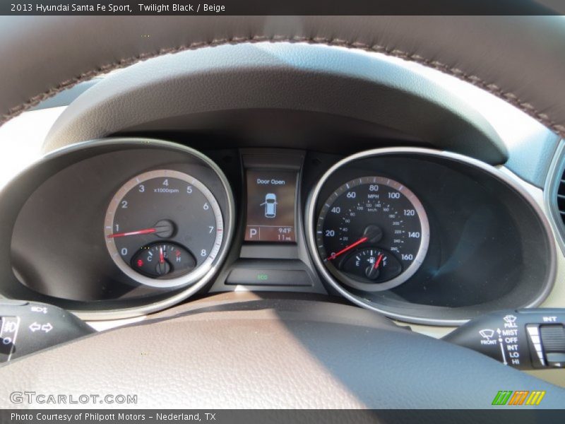 Twilight Black / Beige 2013 Hyundai Santa Fe Sport
