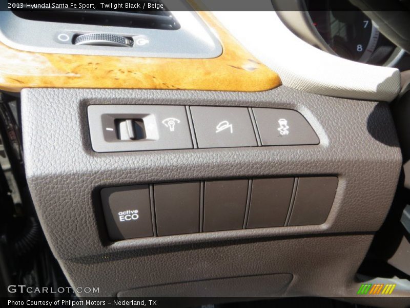Twilight Black / Beige 2013 Hyundai Santa Fe Sport