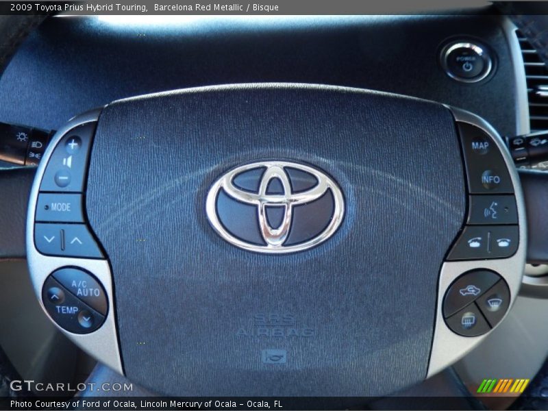 Barcelona Red Metallic / Bisque 2009 Toyota Prius Hybrid Touring