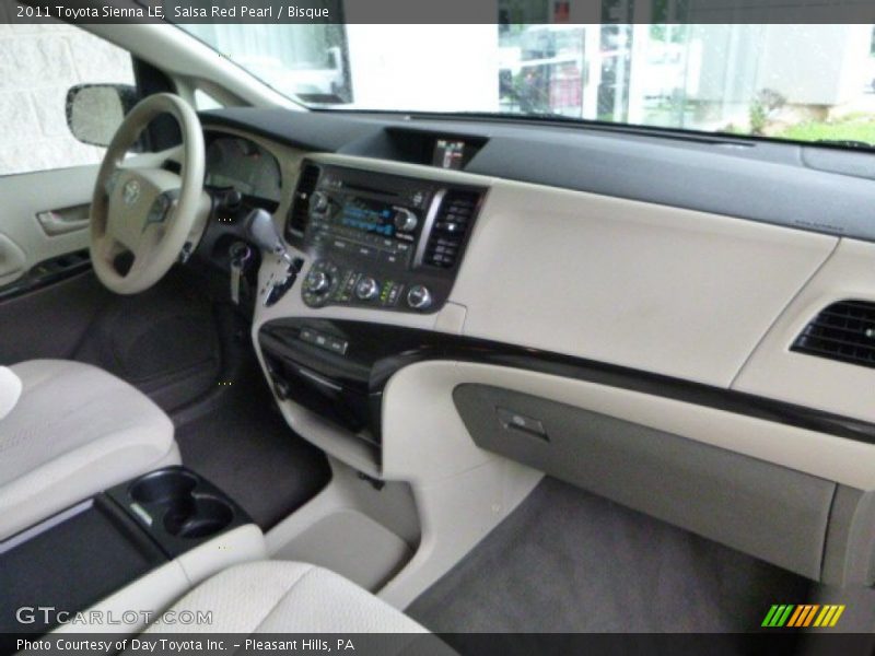 Salsa Red Pearl / Bisque 2011 Toyota Sienna LE