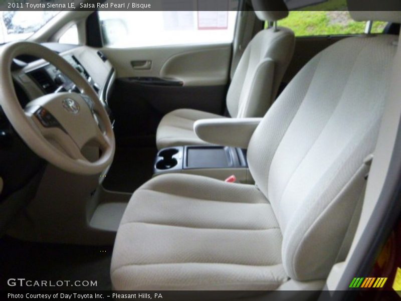 Salsa Red Pearl / Bisque 2011 Toyota Sienna LE