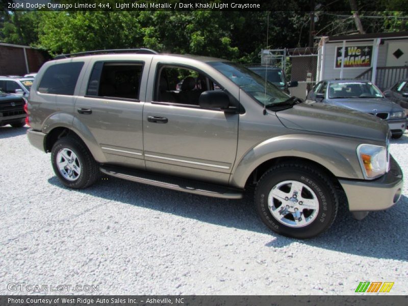 Light Khaki Metallic / Dark Khaki/Light Graystone 2004 Dodge Durango Limited 4x4