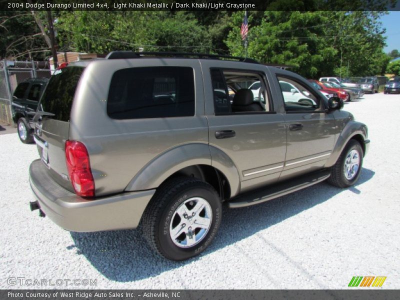 Light Khaki Metallic / Dark Khaki/Light Graystone 2004 Dodge Durango Limited 4x4