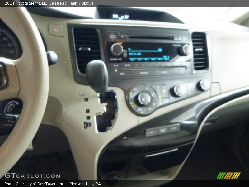 Salsa Red Pearl / Bisque 2011 Toyota Sienna LE