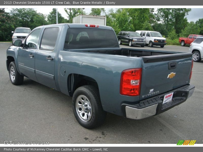 Blue Granite Metallic / Ebony 2013 Chevrolet Silverado 1500 LT Crew Cab