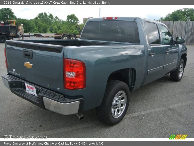 Blue Granite Metallic / Ebony 2013 Chevrolet Silverado 1500 LT Crew Cab