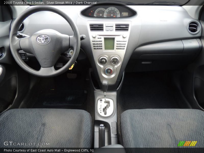 Silver Streak Mica / Dark Charcoal 2008 Toyota Yaris S Sedan