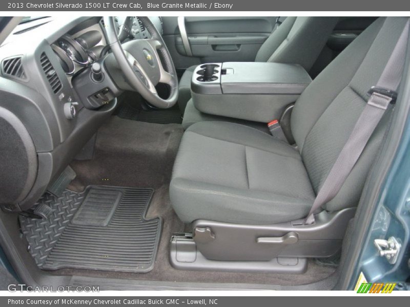 Blue Granite Metallic / Ebony 2013 Chevrolet Silverado 1500 LT Crew Cab