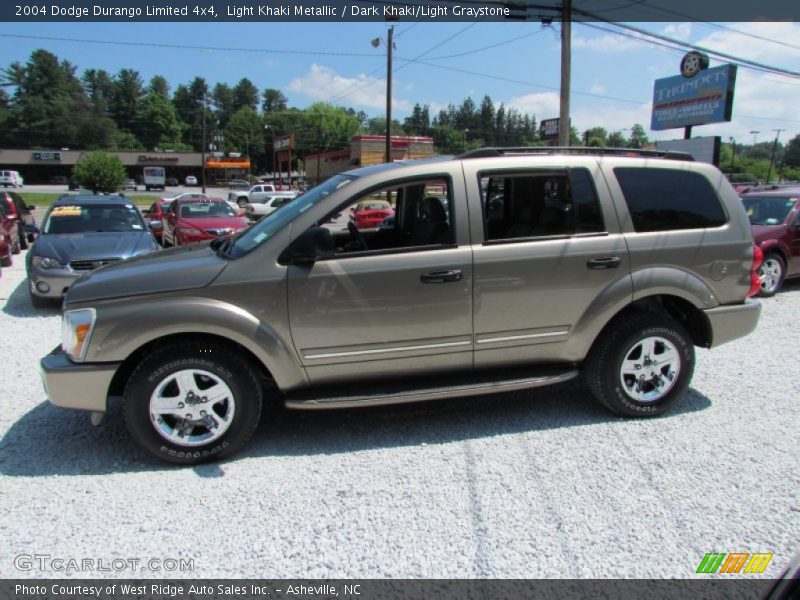 Light Khaki Metallic / Dark Khaki/Light Graystone 2004 Dodge Durango Limited 4x4