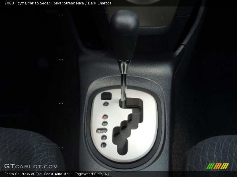 Silver Streak Mica / Dark Charcoal 2008 Toyota Yaris S Sedan