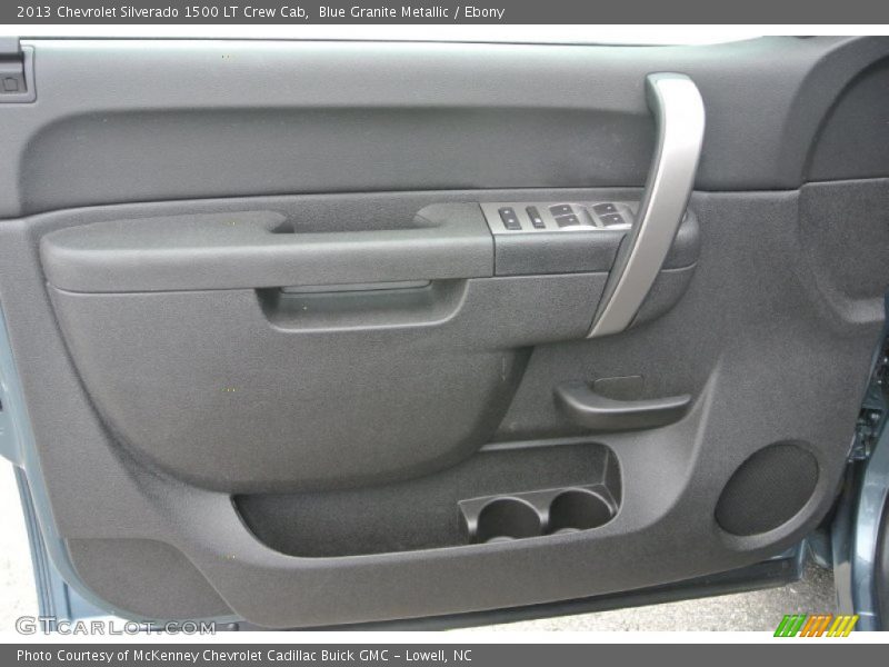 Blue Granite Metallic / Ebony 2013 Chevrolet Silverado 1500 LT Crew Cab